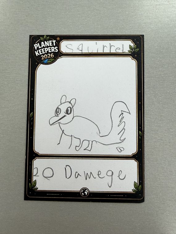 Student-designed Planet Keepers trading card 152