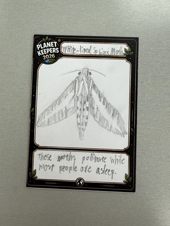 Student-designed Planet Keepers trading card 8
