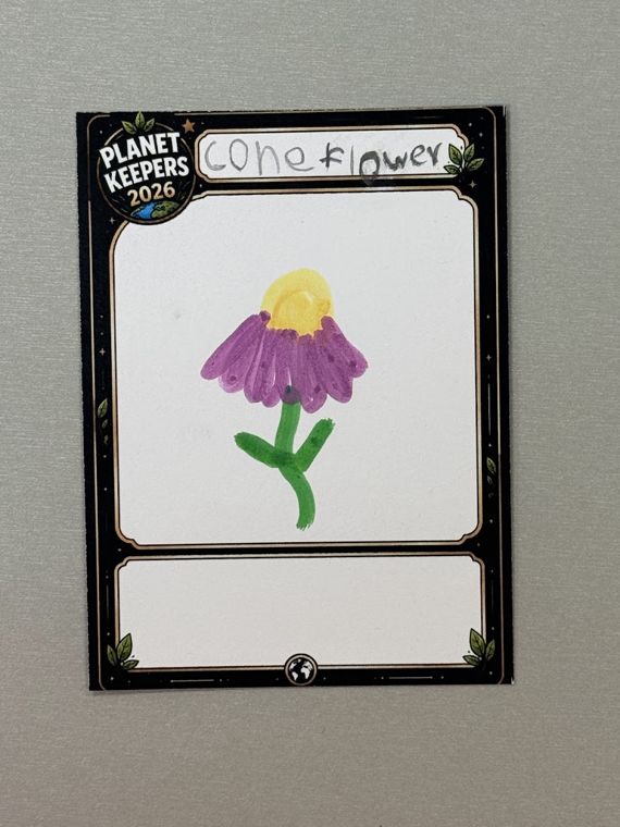 Student-designed Planet Keepers trading card 10