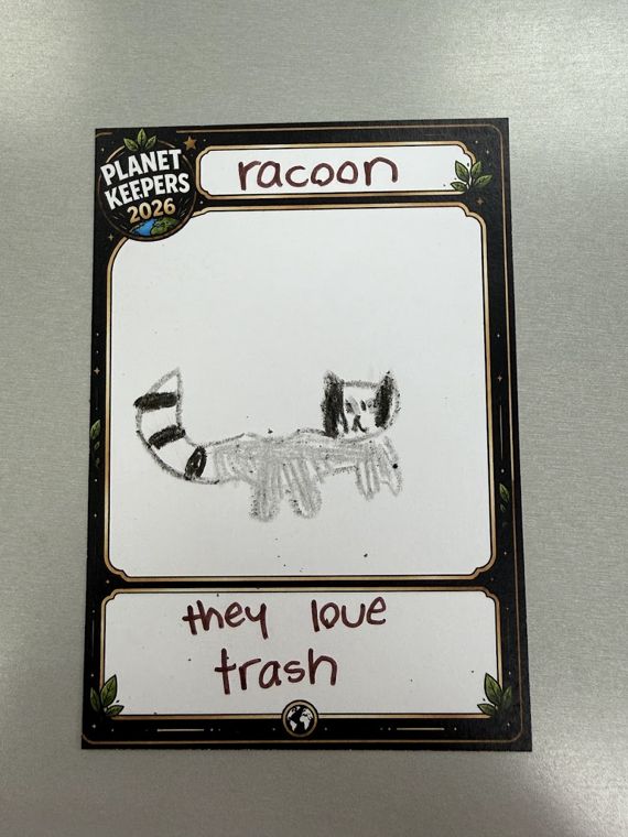 Student-designed Planet Keepers trading card 162