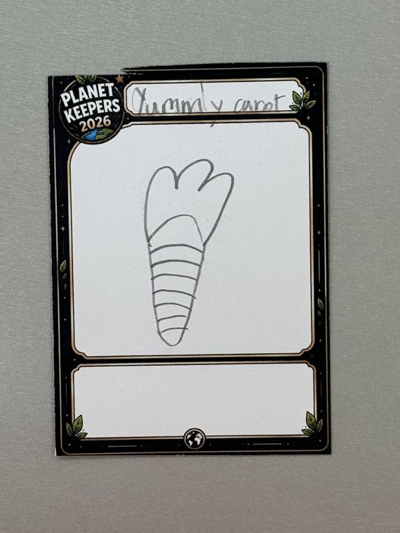 Student-designed Planet Keepers trading card 138
