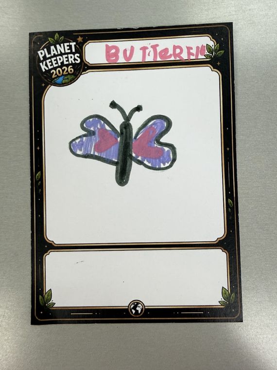 Student-designed Planet Keepers trading card 66