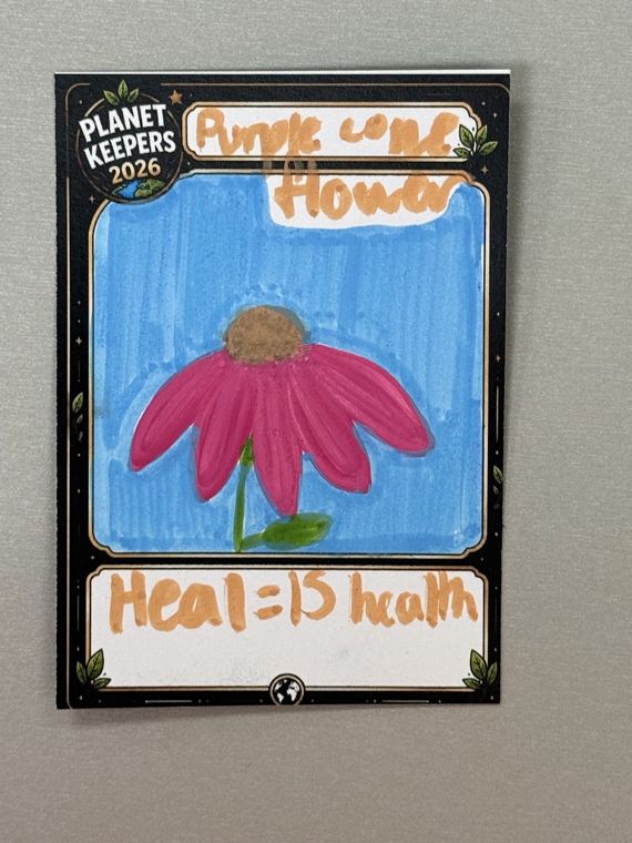 Student-designed Planet Keepers trading card 143