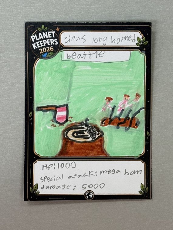 Student-designed Planet Keepers trading card 146
