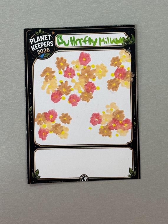 Student-designed Planet Keepers trading card 46