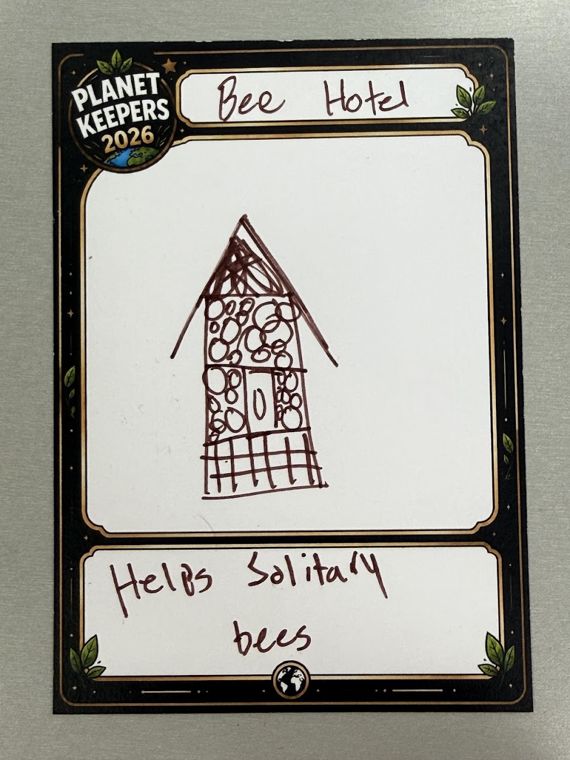 Student-designed Planet Keepers trading card 5