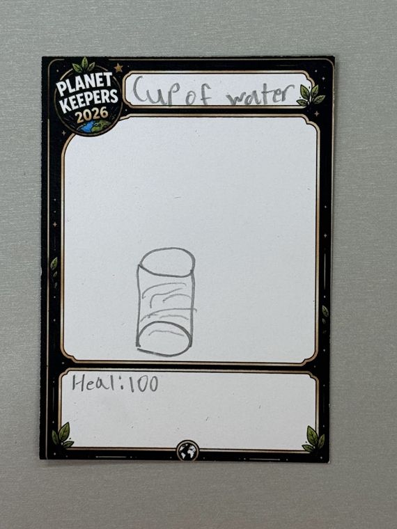Student-designed Planet Keepers trading card 83