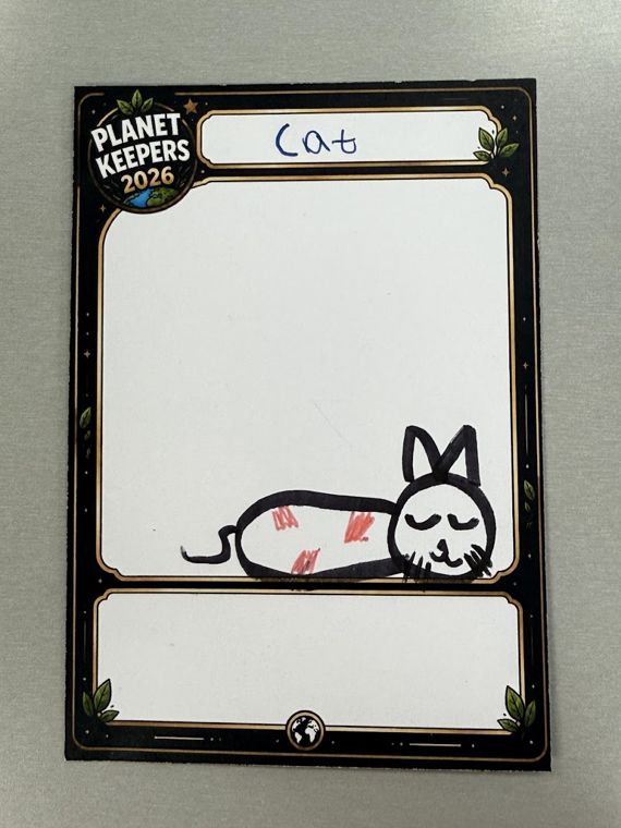 Student-designed Planet Keepers trading card 9