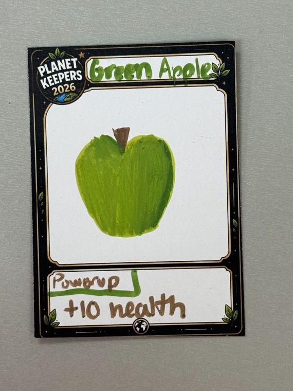 Student-designed Planet Keepers trading card 133