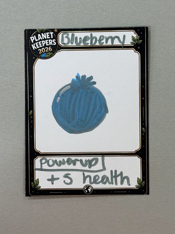 Student-designed Planet Keepers trading card 77