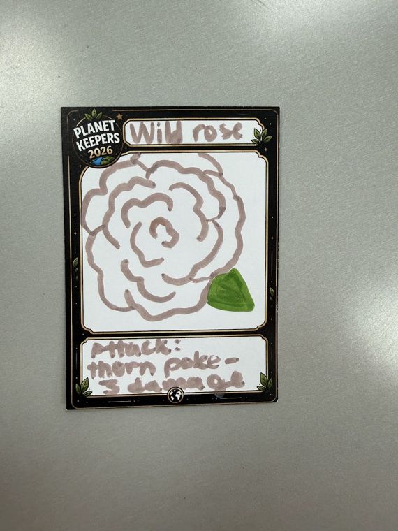 Student-designed Planet Keepers trading card 109