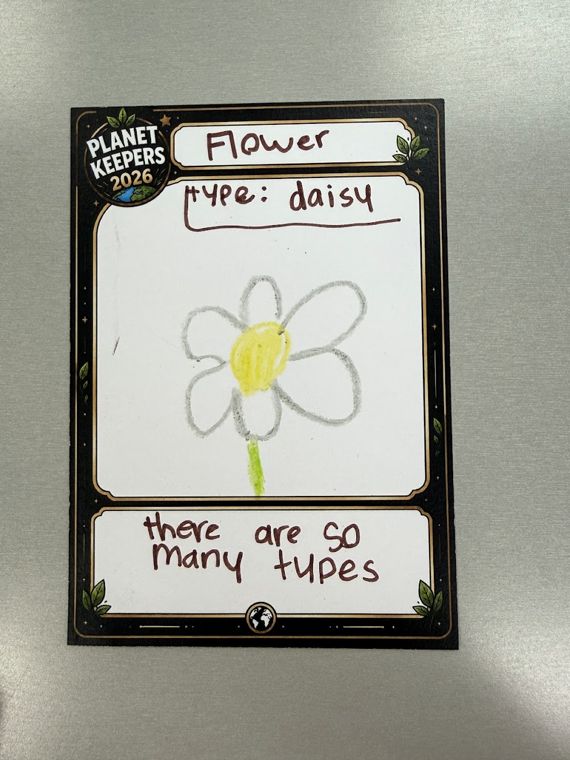 Student-designed Planet Keepers trading card 72