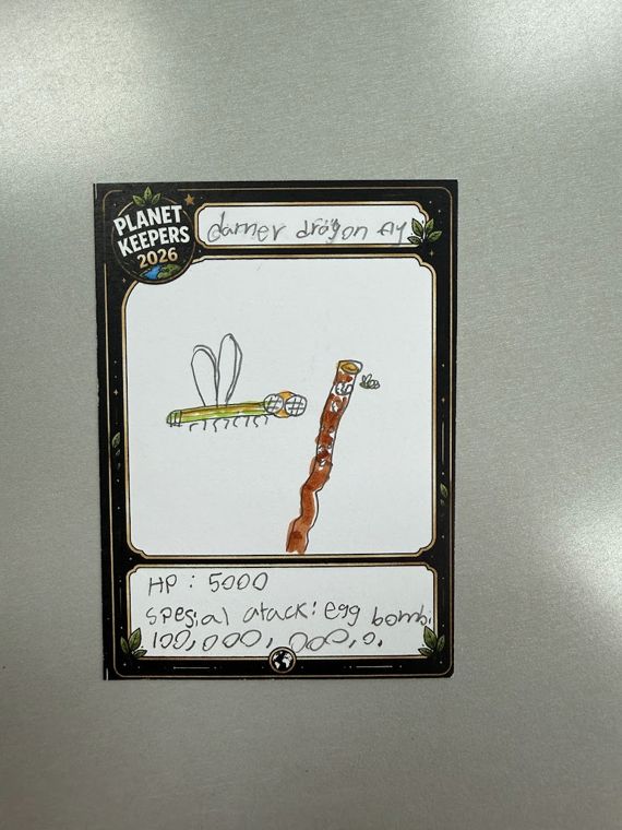 Student-designed Planet Keepers trading card 131
