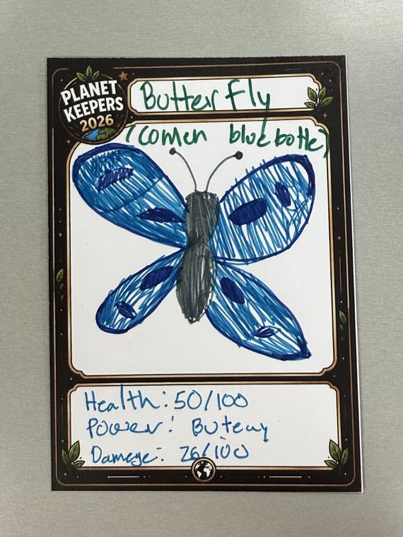 Student-designed Planet Keepers trading card 119