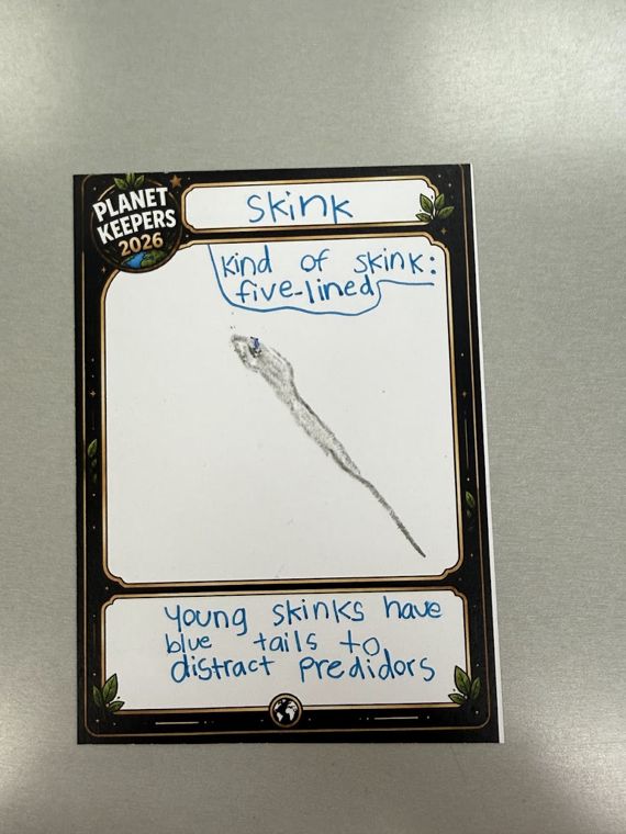 Student-designed Planet Keepers trading card 144