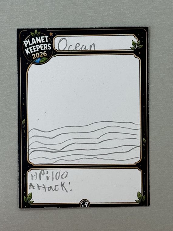 Student-designed Planet Keepers trading card 128