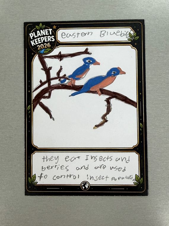 Student-designed Planet Keepers trading card 25