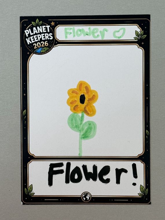 Student-designed Planet Keepers trading card 141