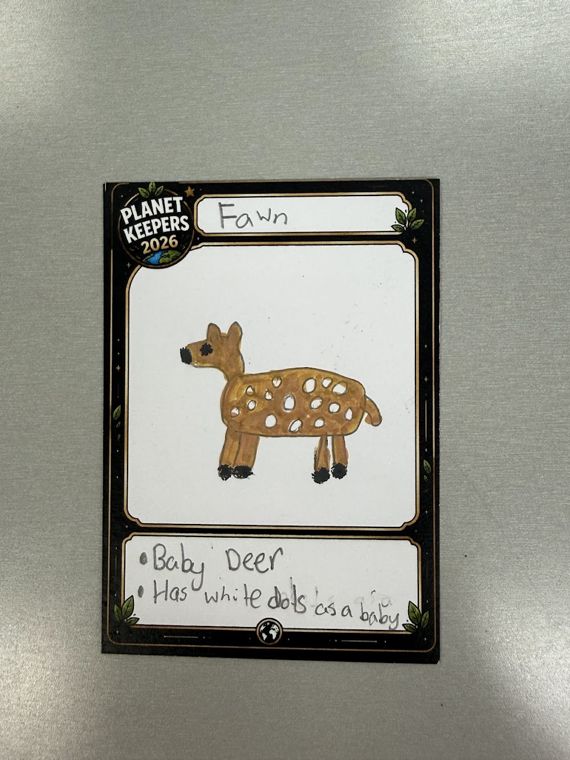 Student-designed Planet Keepers trading card 85