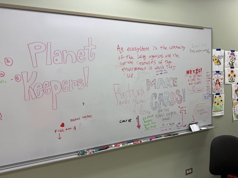 Student-designed Planet Keepers trading card 135