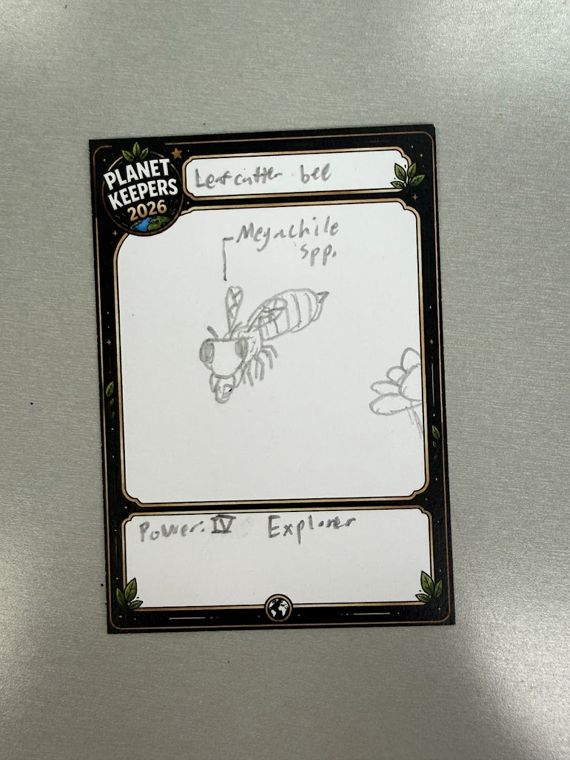 Student-designed Planet Keepers trading card 17