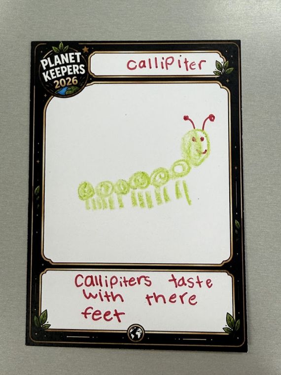 Student-designed Planet Keepers trading card 60