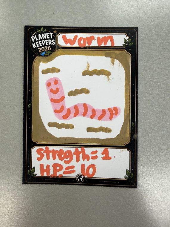 Student-designed Planet Keepers trading card 87