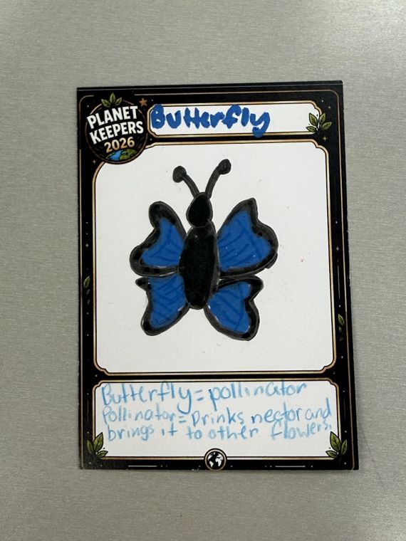 Student-designed Planet Keepers trading card 120