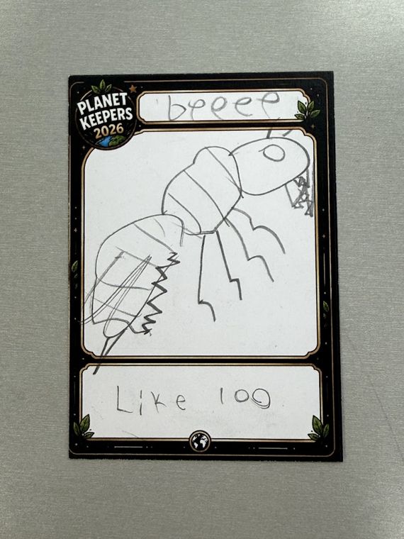 Student-designed Planet Keepers trading card 150