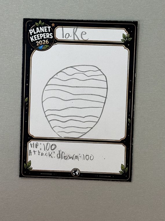 Student-designed Planet Keepers trading card 165