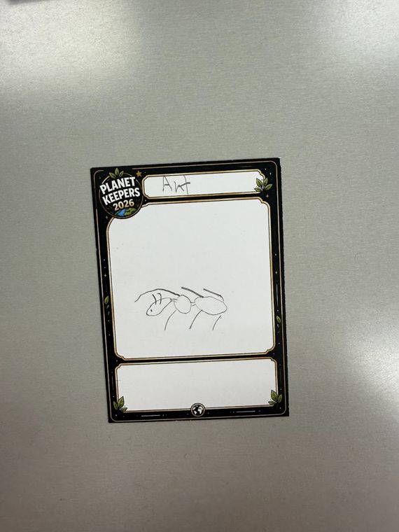 Student-designed Planet Keepers trading card 18