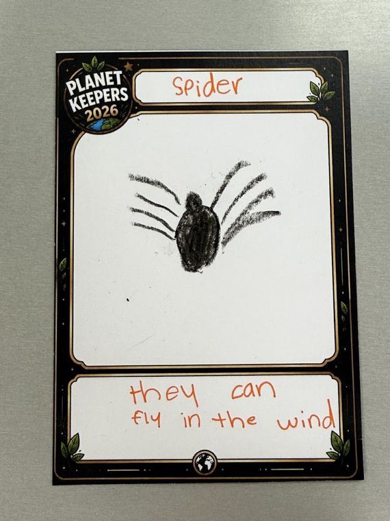 Student-designed Planet Keepers trading card 121