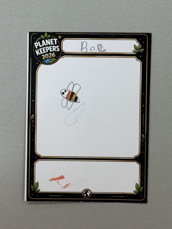 Student-designed Planet Keepers trading card 127