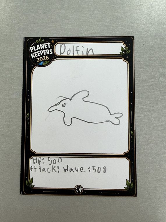 Student-designed Planet Keepers trading card 118