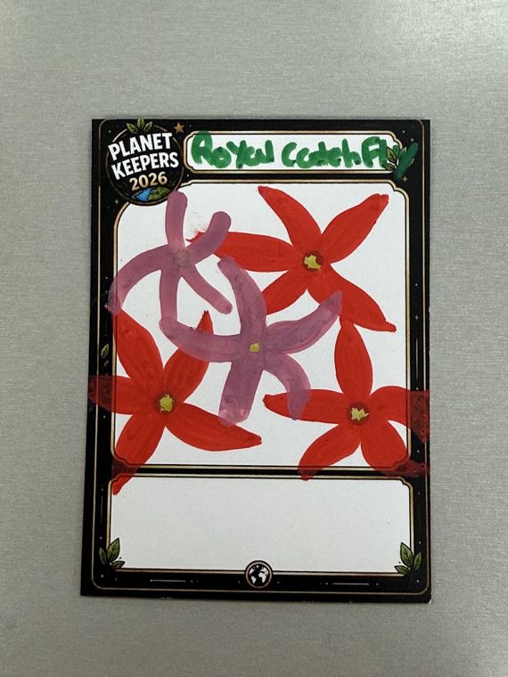 Student-designed Planet Keepers trading card 112