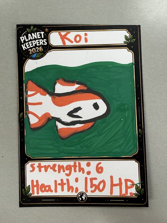 Student-designed Planet Keepers trading card 21