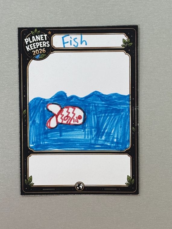 Student-designed Planet Keepers trading card 147