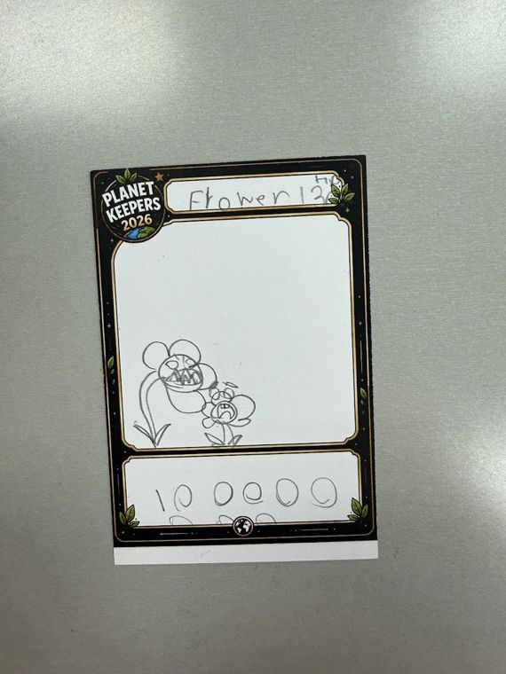 Student-designed Planet Keepers trading card 81