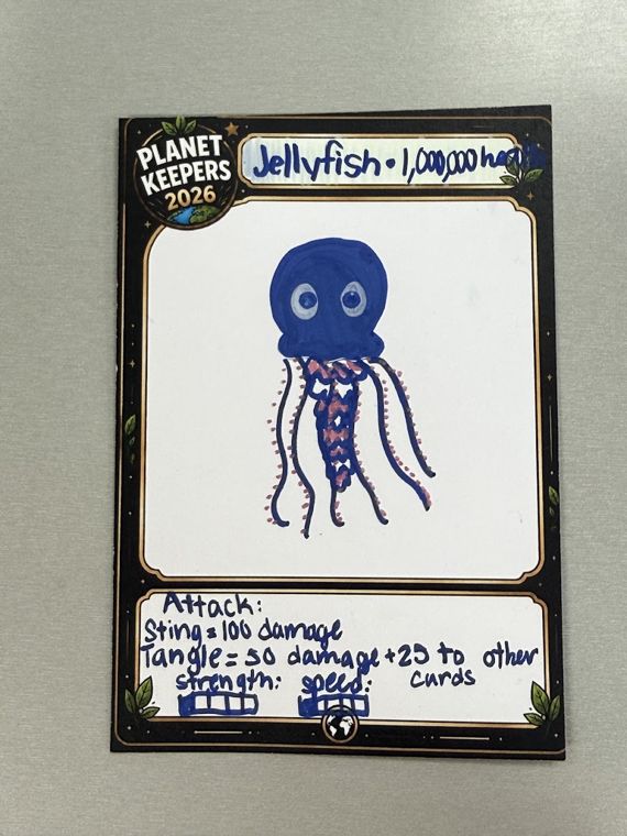 Student-designed Planet Keepers trading card 139