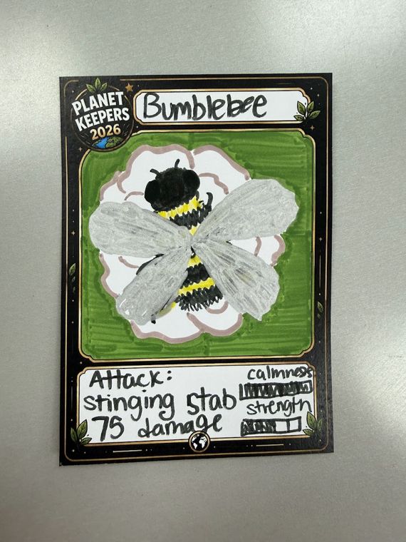 Student-designed Planet Keepers trading card 59