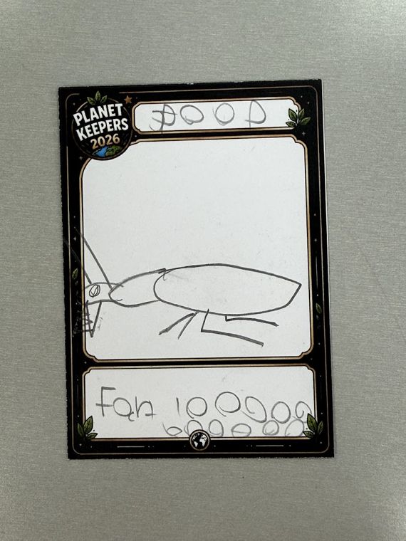 Student-designed Planet Keepers trading card 14