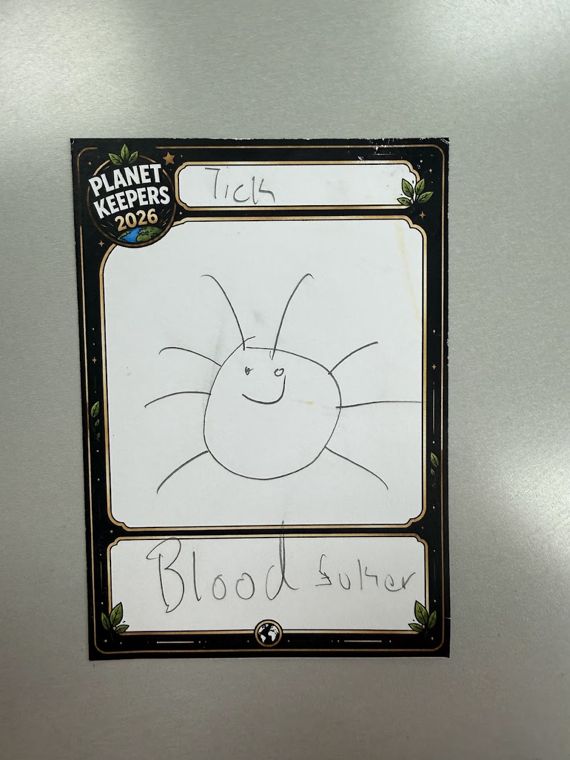 Student-designed Planet Keepers trading card 167