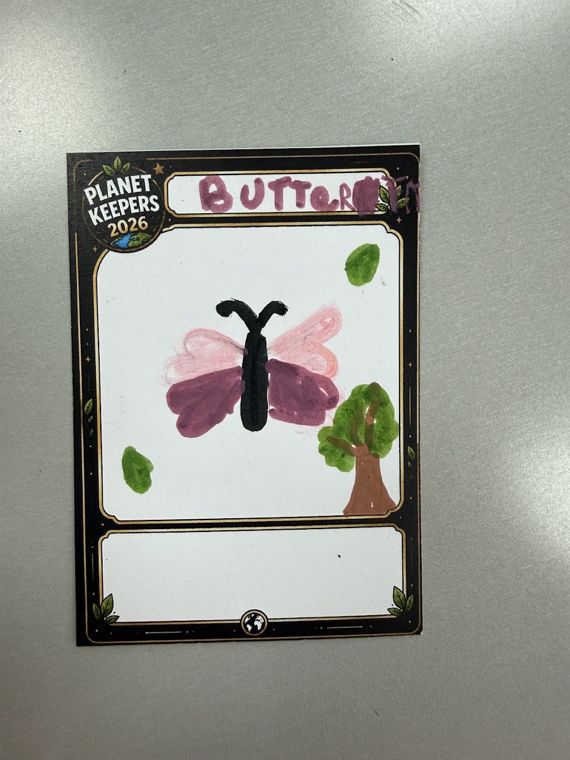 Student-designed Planet Keepers trading card 166