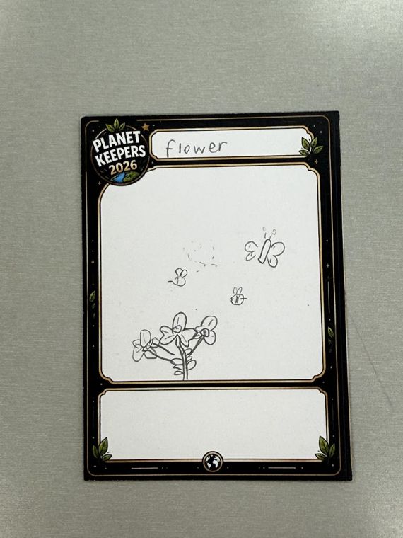 Student-designed Planet Keepers trading card 28