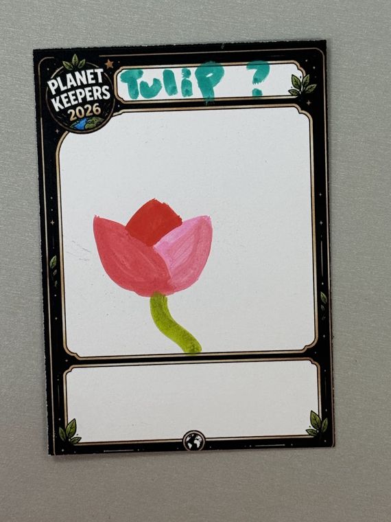 Student-designed Planet Keepers trading card 98