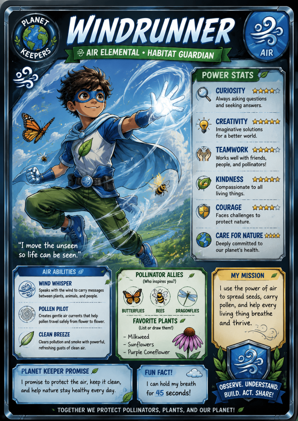 Windrunner Planet Keepers hero card