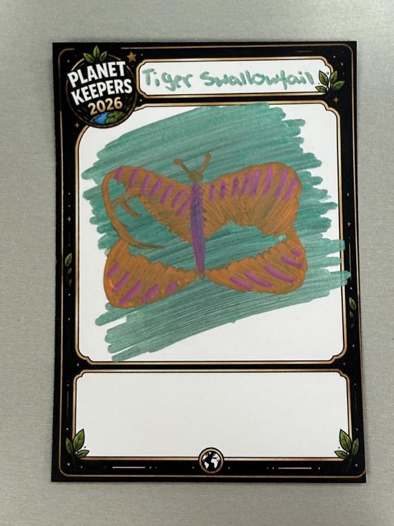 Student-designed Planet Keepers trading card 92