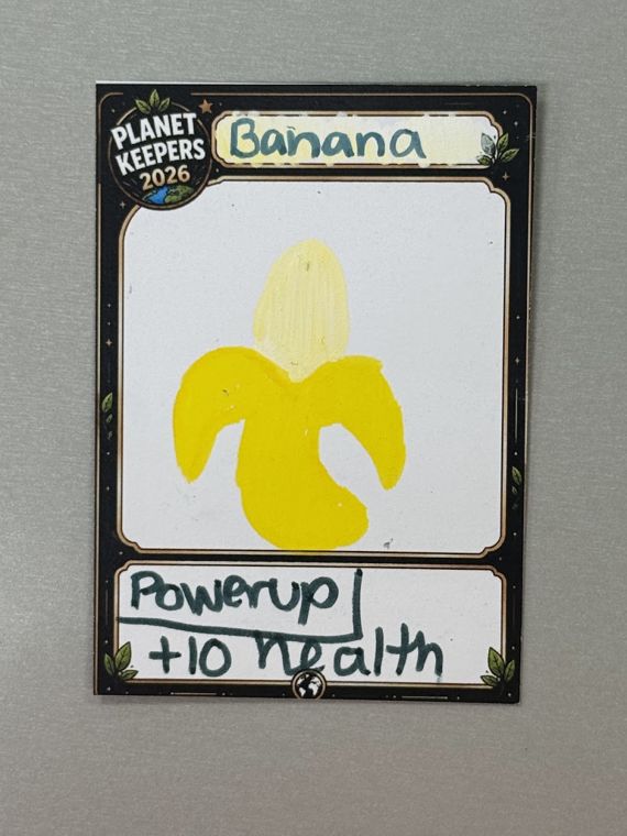 Student-designed Planet Keepers trading card 24