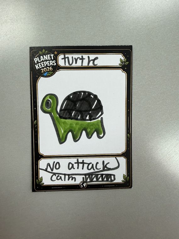 Student-designed Planet Keepers trading card 58