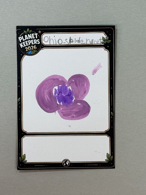 Student-designed Planet Keepers trading card 37